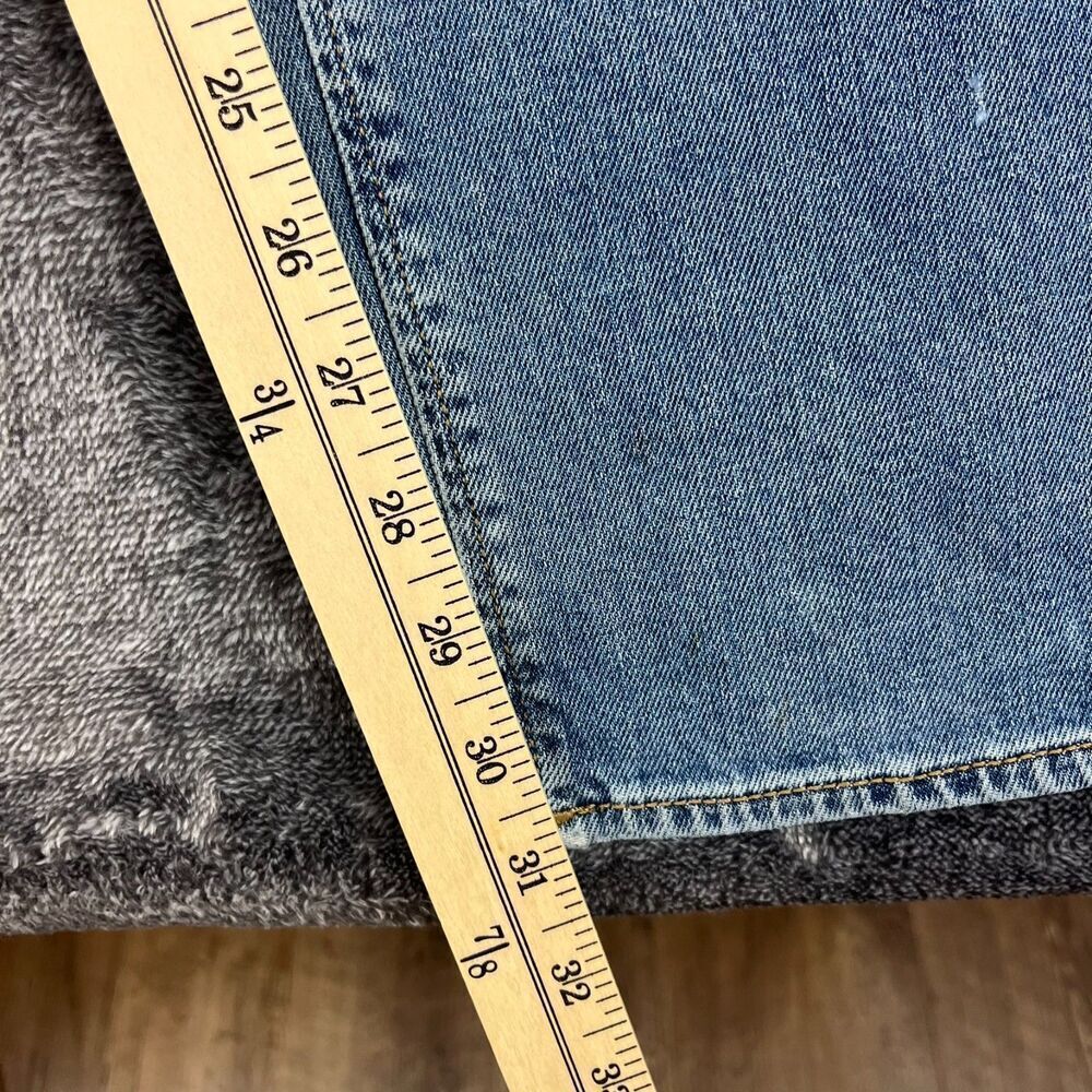 Diesel Buster Blue Denim Jeans Tapered Button Fly Men's 33X32 (35X31) Whisker - Picture 9 of 15